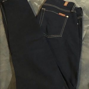 7 All Man Kind Jean B(air) The Skinny Blue Jeans